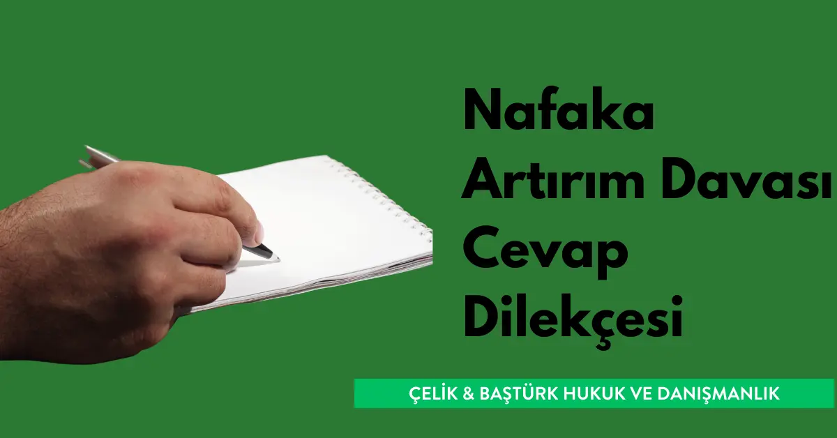 Nafaka Davasına Cevap Dilekçesi