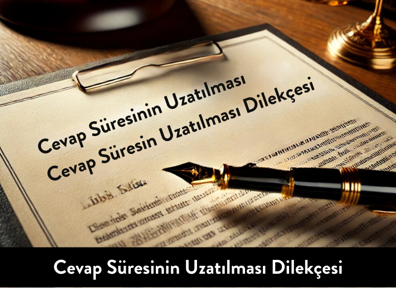 Cevap Süresinin Uzatılması Dilekçesi