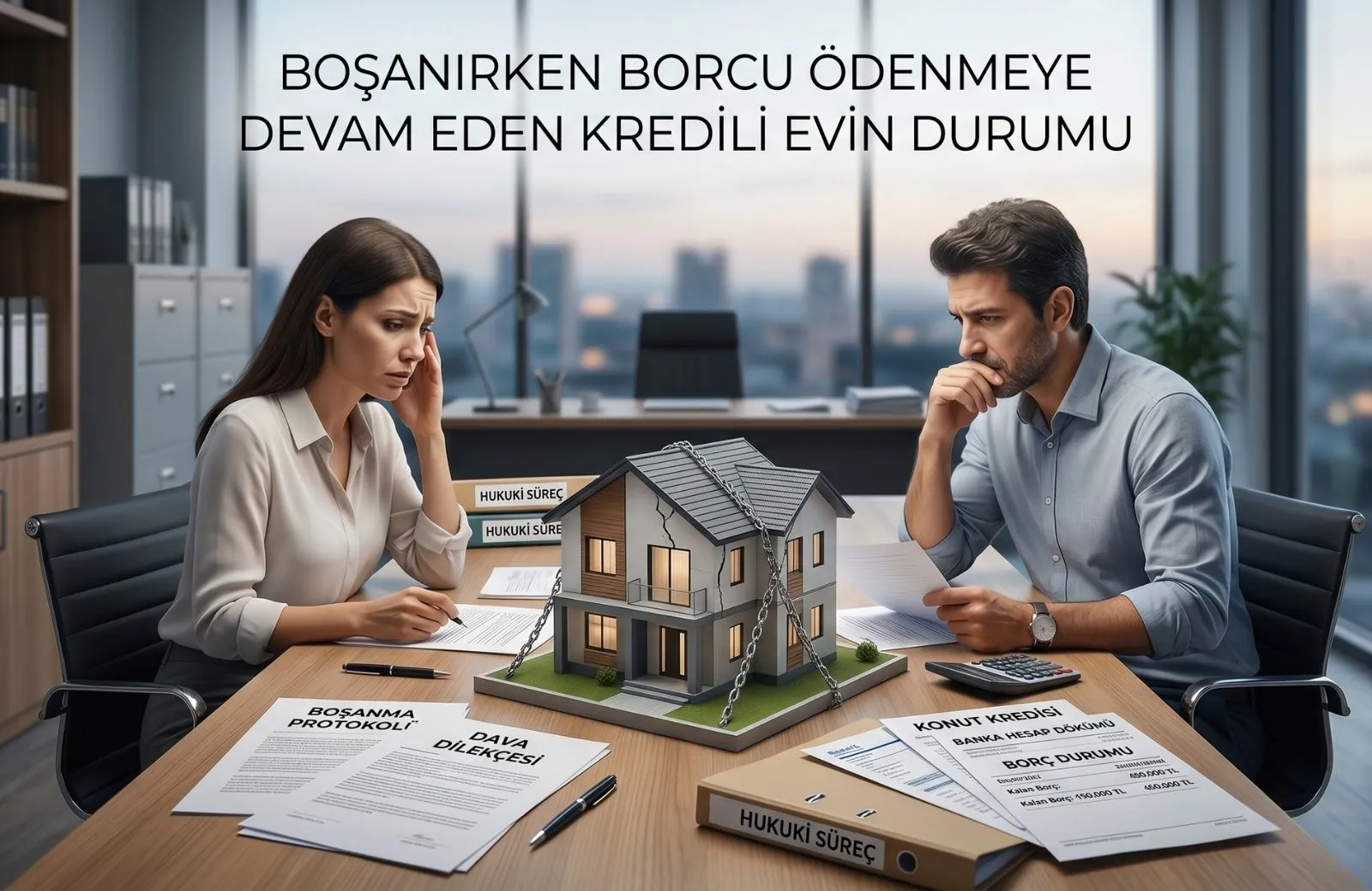 Boşanırken Borcu Ödenmeye Devam Eden Kredili Evin Durumu