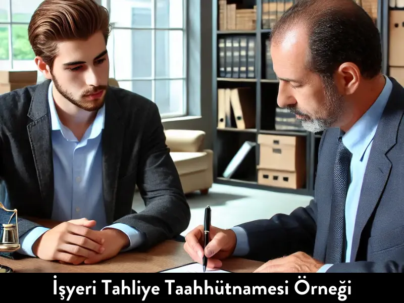 İşyeri Tahliye Taahhütnamesi Örneği