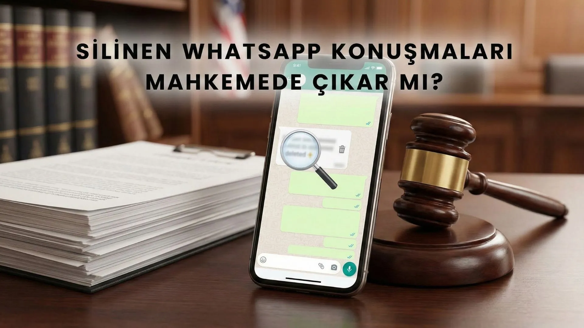 Silinen Whatsapp Konuşmaları Mahkemede Çıkar Mı?