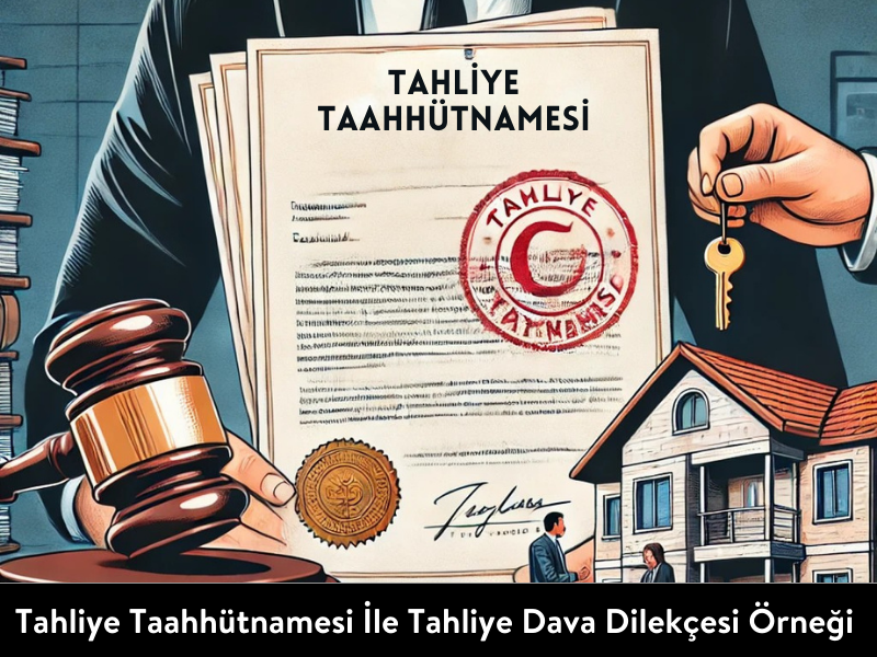Tahliye Taahhütnamesi İle Tahliye Dava Dilekçesi Örneği 