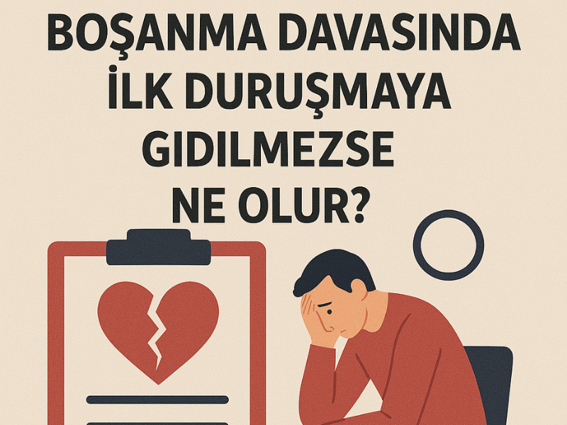 Boşanma Davasında İlk Duruşmaya Gidilmezse Ne Olur?
