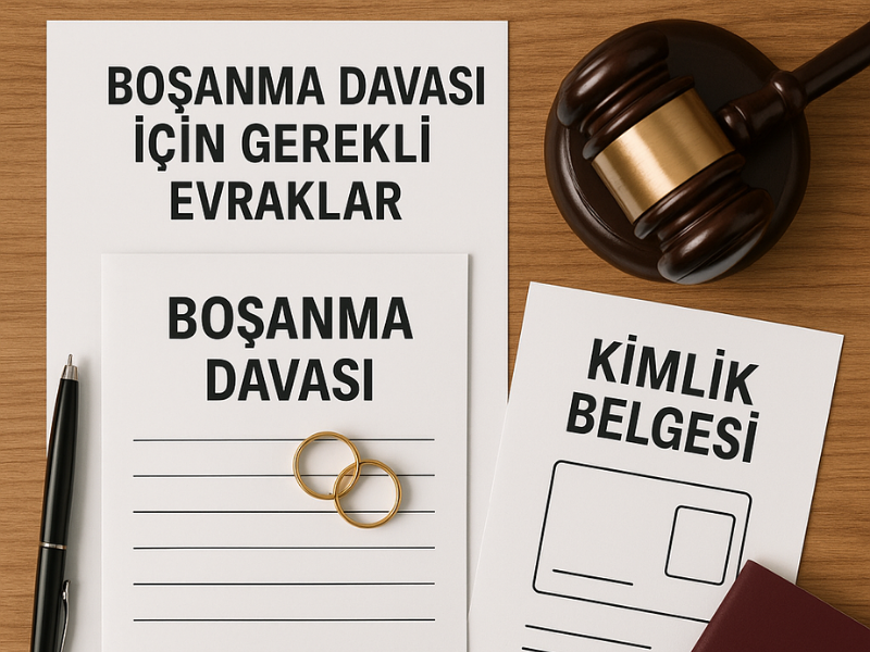 Boşanma Davası İçin Gerekli Evraklar