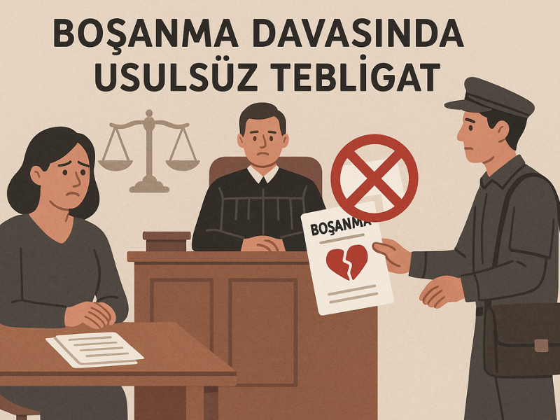Boşanma Davasında Usulsüz Tebligat
