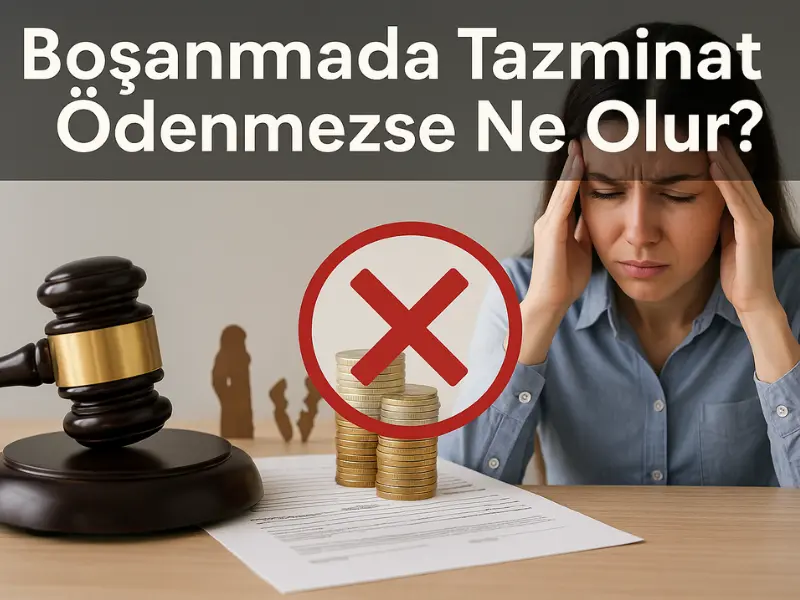 Boşanmada Tazminat Ödenmezse Ne Olur?