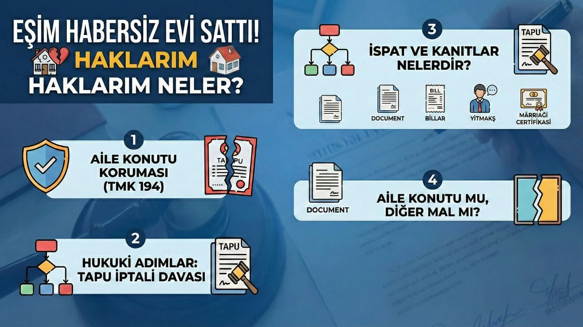 Eşim Benden Habersiz Evi Satmış Ne Yapabilirim?