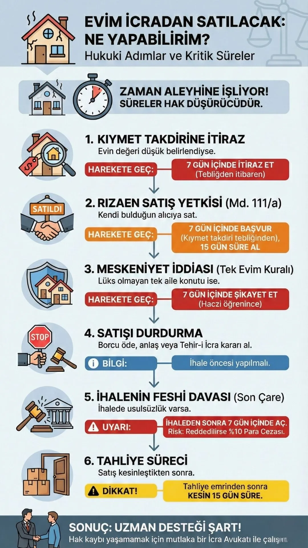 Evim İcradan Satılacak Ne Yapabilirim